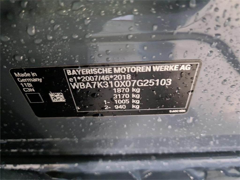 Bmw 1 Series 118 - Benzine - Automatic - 177 357 km